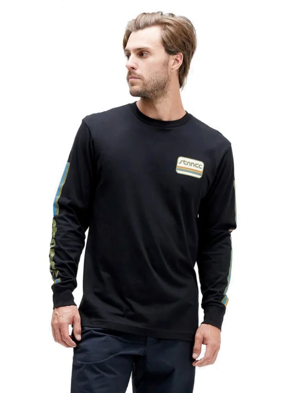 NWT Stance Amino Longsleeve Tee - L Black